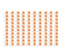 TTTLLNN Lot de 100 connecteurs de câble téléphonique orange transparent UY2 avec connecteurs K2