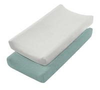 TTTLLNN Lot de 2 draps de berceau en coton doux et confortable pour landau de bébé