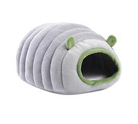 TTTLLNN Nichoir pour hamster, hérisson, petits animaux - Maison chaude avec coussin amovible