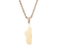 TTUDUSDP Collier pendentif Carte de Madagascar pendentif collier homme femme pendentif collier cadeaux ethniques Bijoux