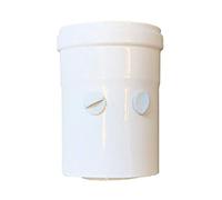 TTulpe® vertical Manchon de raccordement concentrique, 60/100 mm avec point de mesure