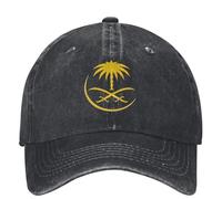 TTVXIHL Casquettes Baseball Haute qualité, Coton Personnalisé Royaume D’Arabie Saoudite Décontractée Printemps Trucker Chapeau Chapeaux Camping Chasse Casquettes Baseball Unisexe Hommes