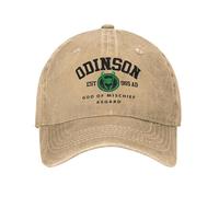 TTVXIHL Casquettes Baseball Haute qualité, Dieu la Malice Asgard Odinson EST 965 Casquettes Baseball Unisexe Denim en détresse Lavé Snapback Entraînement en Plein air Chapeau Cadeau