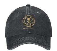 TTVXIHL Casquettes de Baseball de Haute qualité, Royaume d’Arabie Saoudite Emblème Casquette de Baseball pour la Protection Solaire Femmes Hommes Réglable Calligraphie Arabe Emblème Chapeau