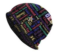 TTVXIHL Chapeau Chaud d’Automne et d’Hiver emblème OES personnalisé Ordre de l’étoile de l’Est Skullies Bonnets Caps Hiver Chaud Tricoté Chapeau Hommes Femmes Street Bonnet Chapeaux Casquette De Ski