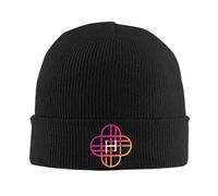 TTVXIHL Chapeau Chaud d’Automne et d’Hiver pour Hommes pour Les Femmes,Huntrix H Hunters Bonnet Chapeaux Bonnet Chapeaux Automne Graphique Skullies Bonnets Drôle Hommes Femmes Gym Tête Wrap Cap