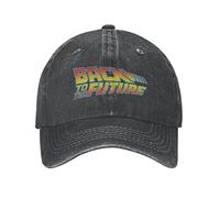 TTVXIHL Chapeau d’été Soleil Personnalisé Coton Rétro Baseball Cap Protection Solaire Hommes Femmes Réglable Marty Mcfly Hill Valley Dad Hat Cadeaux