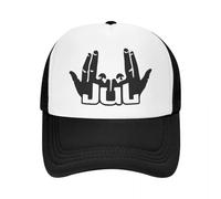TTVXIHL Pur Coton Chaud, personnalisé Classique Unisexe Français Rappeur Jul Camionneur Chapeau Adulte réglable Casquette de Baseball Femmes Hommes en Plein air Papa Chapeau