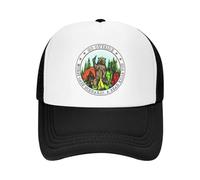 TTVXIHL Pur Coton Chaud, personnalisé Ours de Montagne Camping Aventure Capmer Casquette de Baseball en Plein air Femmes Hommes Réglable Chapeau Papa Automne
