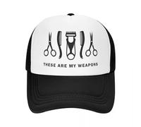 TTVXIHL Pur Coton Chaud, personnalisé Punk Unisexe barbier barbier Arme Camionneur Chapeau Adulte Coiffeur barbier réglable Casquette de Baseball Femmes Protection Solaire Papa Chapeau