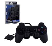 TTXTECH Manette Pad Joystick Analogique filaire Dual Shock 2 Pour Console Sony PlayStation 2 PS2, Noir