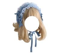 TTYAO REII Bandeau japonais Lolita pour femme de soubrette - Accessoire de cheveux pour femme - Bleu