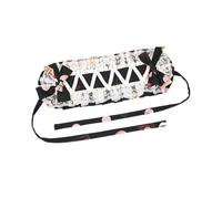 TTYAO REII Bandeau Kawaii Lolita pour femme - Bandeau en dentelle avec nœud en dentelle pour mariage, fête de thé (noir, M)