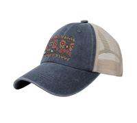 TTYDOKLA Casquette de baseball en maille style cowboy mexicain pour homme, parfaite pour un usage quotidien, le sport et les voyages, bleu marine, Taille unique