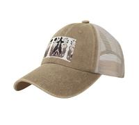 TTYDOKLA Magic Witchcraft Casquette de baseball élégante en maille de cowboy pour homme, parfaite pour un usage quotidien, le sport et les voyages, naturel, Taille unique