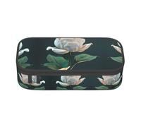 TTYDOKLA Trousse à crayons multifonction avec imprimé floral 3D, esthétique, grand espace de rangement, Noir , Taille unique, Étui à clé
