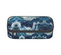 TTYDOKLA Within The Tides Trousse à crayons multifonction avec impression esthétique Grand espace de rangement, Noir , Taille unique, Étui à clé