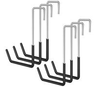 TTYSHIP® 6 Pièces Crochet a Suspendre Garage, Crochet en S de Garage Velo 19cm pour Échelle, Vélo, Support Chevron, Organisateur D'outils Jardin