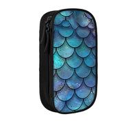 ttyuac Trousse à crayons avec impression mandala, grande capacité, 2 compartiments à double fermeture éclair, tissu Oxford de qualité supérieure, esthétique, trousse de papeterie pour garçons et