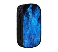 ttyuac Trousse à crayons avec imprimé cerfs mignons, grande capacité, 2 compartiments à double fermeture éclair, tissu Oxford de qualité supérieure, esthétique, trousse de papeterie pour garçons et