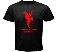 ttyutudeewwewe Chateau Marmont Hollywood Hotel Logo Men's T-Shirt Black