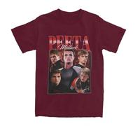 ttyutudeewwewe Vintage-Peeta-Mellark-T-Shirt-Men-s-Cotton-Tops-Novelty-Josh-Hutcherson-Round-Neck-Short-Sleeve