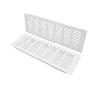 TTZEZE Lot de 2 grilles d'aération rectangulaires en alliage d'aluminium pour armoire, cuisinière, chaussures, armoire, évier, cuisine, salle de bain, mur latéral, plafond et sol