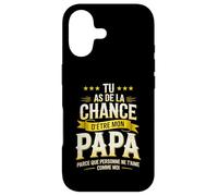 Tu As De La Chance D'être Papa - Drôle Fête des Pères Coque pour iPhone 17