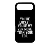 Tu as de la Chance, j'apprécie Mon Zen Plus Que Ton Ego Witty Humorous Coque pour iPhone Air