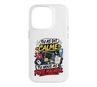 Tu As Dit Calme Infirmière de Nuit Humour Garde Collègue Coque pour iPhone 14 Pro