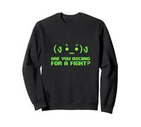 Tu as Envie de Te Battre ? Codage rétro ASCII Art Emote Sweatshirt