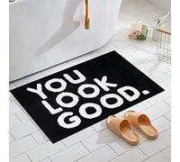 Tu As L'Air Bien Paillasson Exterieur Facile À Nettoyer Tapis De Bain Lavable Paillasson pour Accessoires Maison Chambre Maison 40 X 60Cm