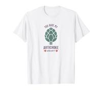 Tu as Mon cœur d'artichaut, Un drôle de végétarien T-Shirt Graphique avec Valeur