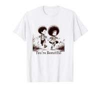 Tu ES Belle T-Shirt Graphique avec Valeur, Homme, Blanc, M