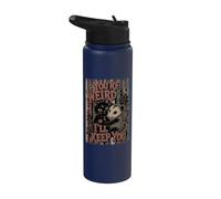 Tu es bizarre, je vais te garder le chat noir Opossum Celestial Stainless Steel Insulated Water Bottle