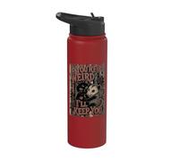 Tu es bizarre, je vais te garder le chat noir Opossum Celestial Stainless Steel Insulated Water Bottle
