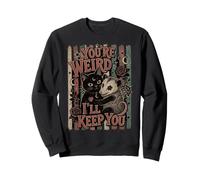 Tu ES Bizarre, Je Vais Te Garder Le Chat Noir Opossum Celestial Sweatshirt