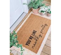 Tu ES comme Le Porche De Really Pretty Mean Girls Tapis De Porte Antidérapant Absorbant Tapis De Bain Facile À Nettoyer Paillasson pour Accessoires Maison Intérieur Maison 40 X 60Cm