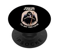 Tu ES drôle, Je Te retrouverai Plus Tard (déclaration et graphisme Amusants) PopSockets PopGrip Adhésif