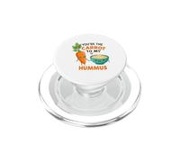 Tu ES la Carotte de Mon houmous Mignon végétarien PopSockets PopGrip pour MagSafe