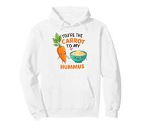 Tu ES la Carotte de Mon houmous Mignon végétarien Sweat à Capuche