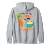 Tu ES la Carotte de Mon houmous Mignon végétarien Sweat à Capuche