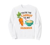 Tu ES la Carotte de Mon houmous Mignon végétarien Sweatshirt