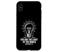 Tu ES la lumière du Monde Matthieu 5:14 Disciple du Christ Coque pour iPhone XS Max