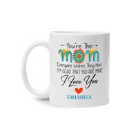 Tu Es La Maman Que Je T'Aime Mug Céramique Tasse À Thé Unique Tasse À Café Cadeaux Fantaisie Pour Noël Collègue Anniversaire 330Ml