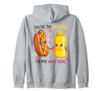 Tu ES la Moutarde de Mon Hot Dog Kawaii Sweat à Capuche