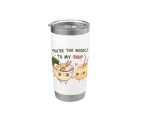 Tu es la nouille de ma soupe Kawaii Ramen Love Gobelet isotherme en acier inoxydable double paroi