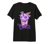 Tu ES La Perle De Mon Thé - Baphomet Bubble Tea Boba Anime T-Shirt Haut de Gamme
