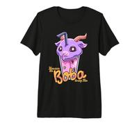 Tu ES La Perle De Mon Thé - Baphomet Bubble Tea Boba Tea T-Shirt Haut de Gamme