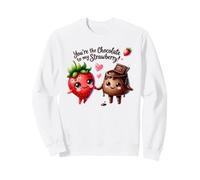 Tu ES Le Chocolat de Mon Bonbon à la Fraise Sweatshirt